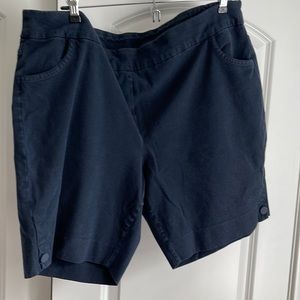 Soft surroundings knit shorts 2X, 7” inseam